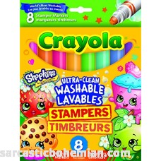 Crayola Shopkins Stamper Washable Markers 8 Count B019592AAY